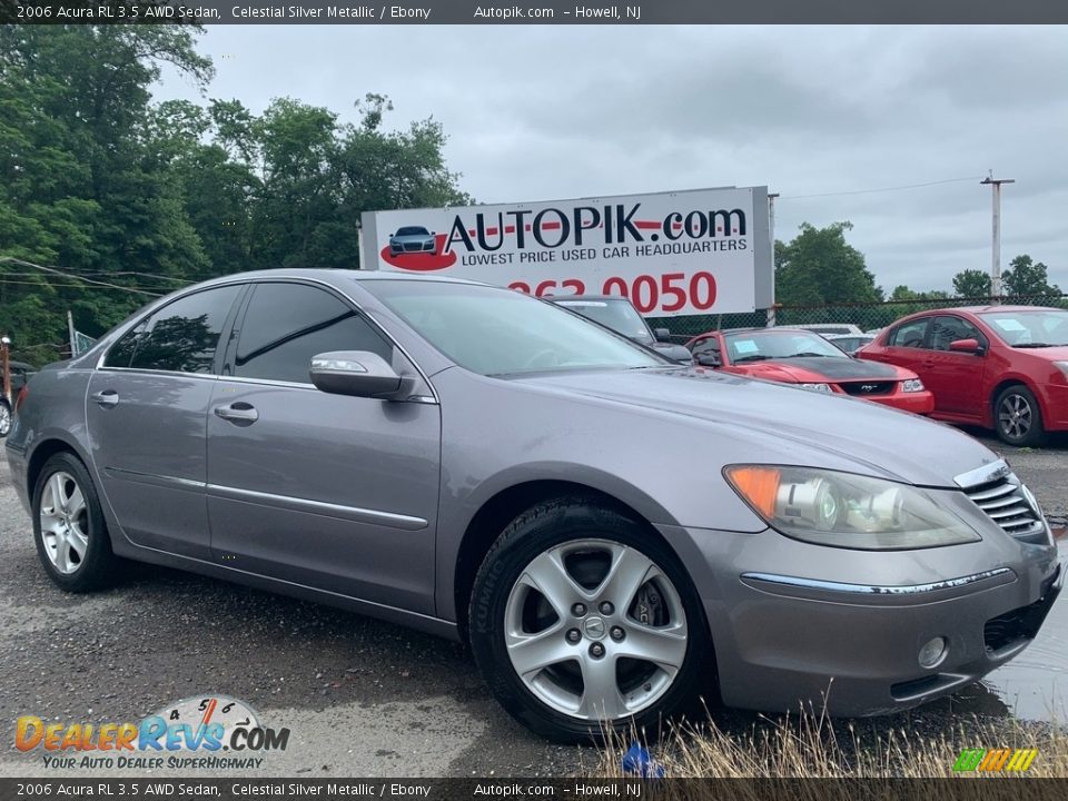 2006 Acura RL 3.5 AWD Sedan Celestial Silver Metallic / Ebony Photo #1