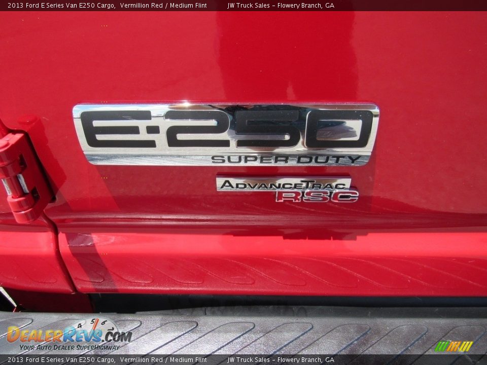 2013 Ford E Series Van E250 Cargo Vermillion Red / Medium Flint Photo #20