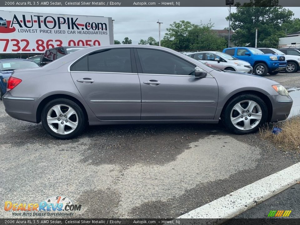 2006 Acura RL 3.5 AWD Sedan Celestial Silver Metallic / Ebony Photo #3