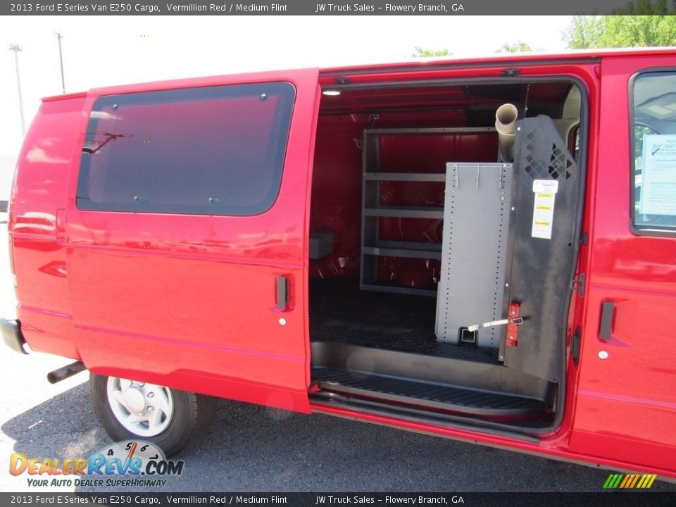 2013 Ford E Series Van E250 Cargo Vermillion Red / Medium Flint Photo #21