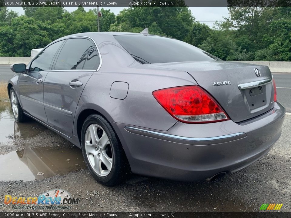2006 Acura RL 3.5 AWD Sedan Celestial Silver Metallic / Ebony Photo #4