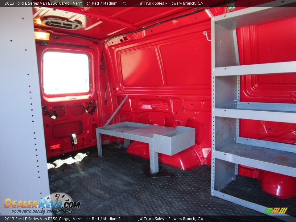 2013 Ford E Series Van E250 Cargo Vermillion Red / Medium Flint Photo #23