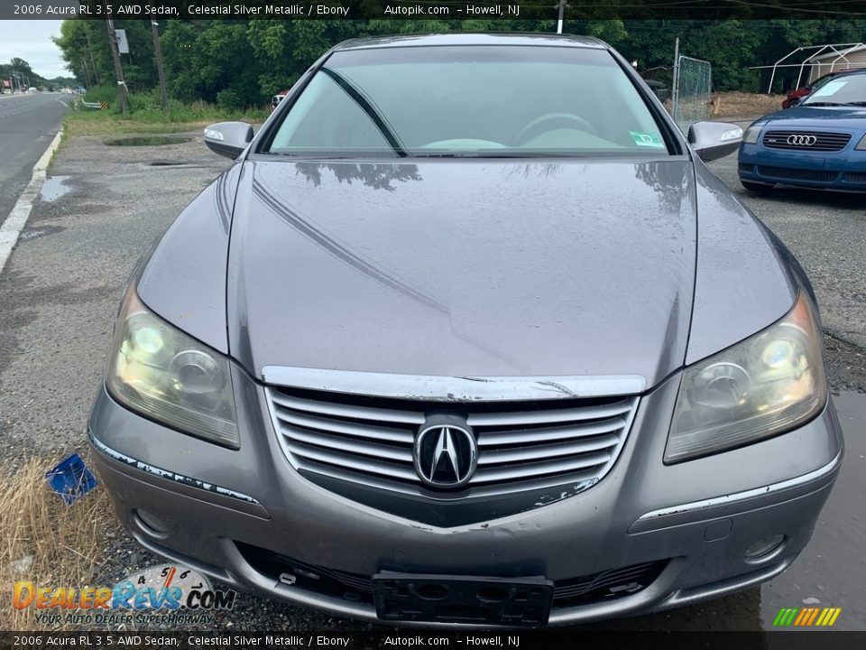 2006 Acura RL 3.5 AWD Sedan Celestial Silver Metallic / Ebony Photo #7
