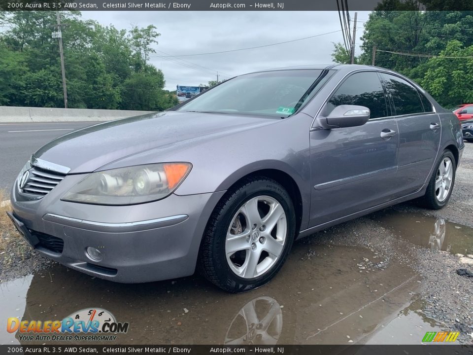 2006 Acura RL 3.5 AWD Sedan Celestial Silver Metallic / Ebony Photo #8