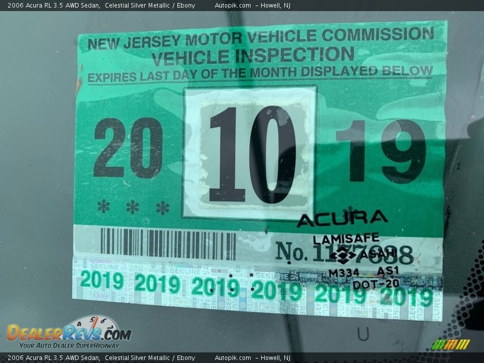 2006 Acura RL 3.5 AWD Sedan Celestial Silver Metallic / Ebony Photo #9