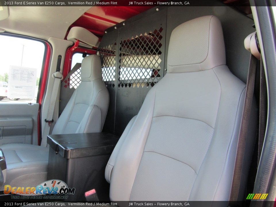 2013 Ford E Series Van E250 Cargo Vermillion Red / Medium Flint Photo #28