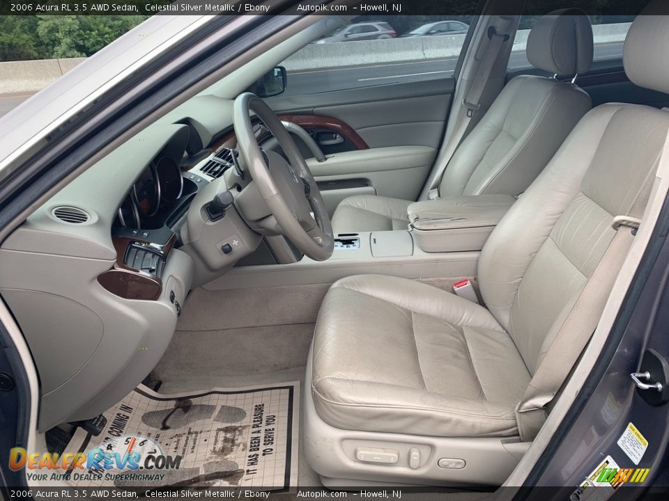 2006 Acura RL 3.5 AWD Sedan Celestial Silver Metallic / Ebony Photo #10