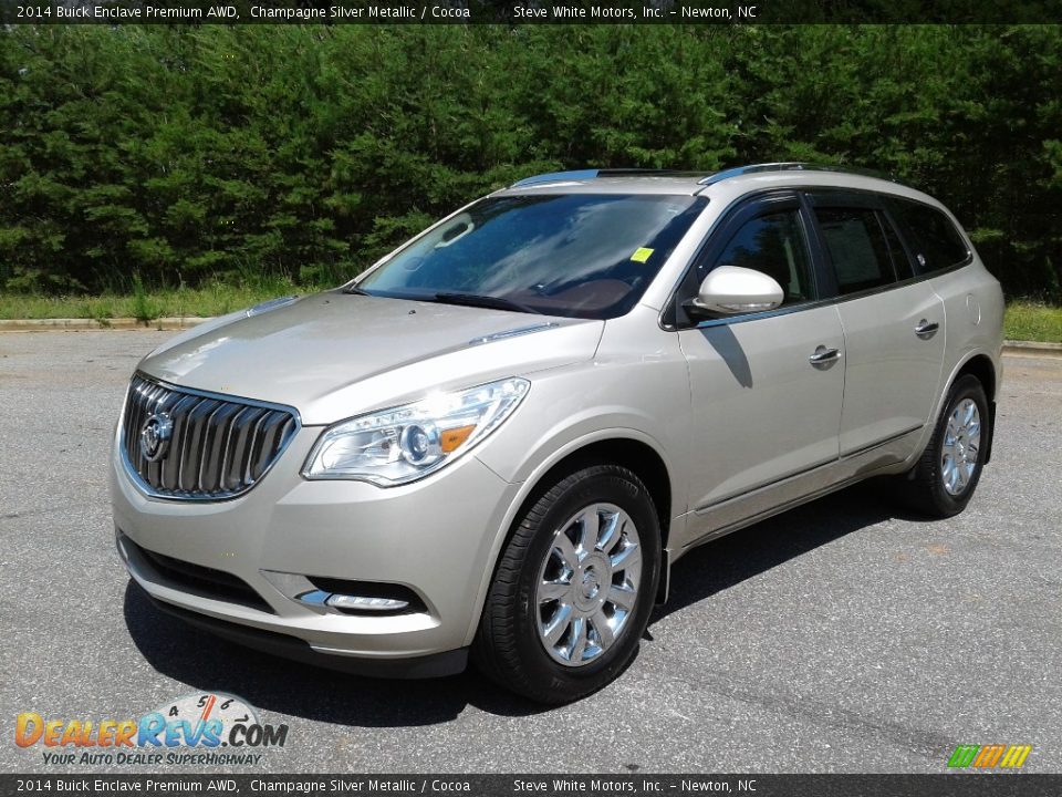 2014 Buick Enclave Premium AWD Champagne Silver Metallic / Cocoa Photo #2