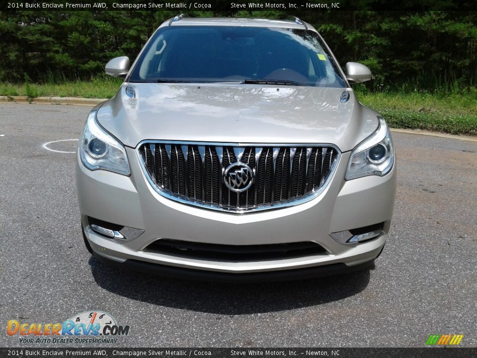 2014 Buick Enclave Premium AWD Champagne Silver Metallic / Cocoa Photo #3