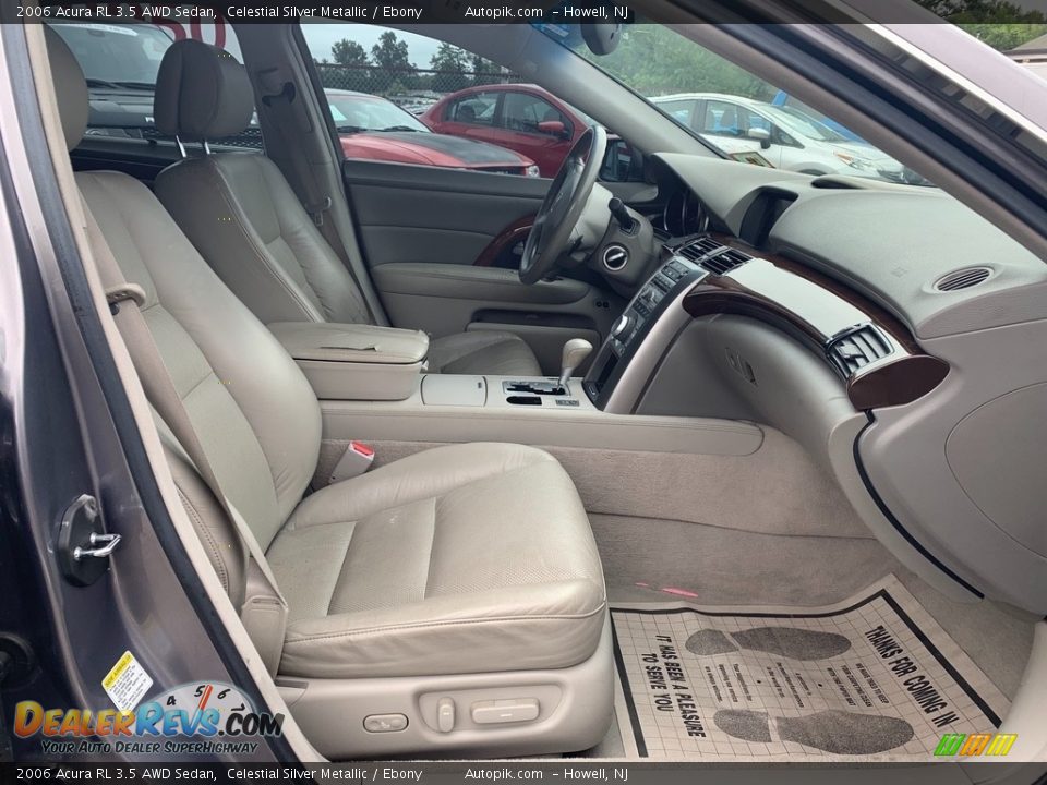 2006 Acura RL 3.5 AWD Sedan Celestial Silver Metallic / Ebony Photo #13