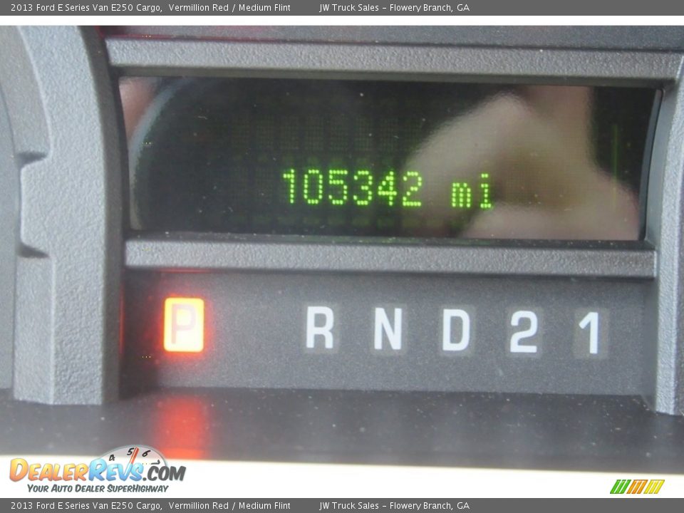 2013 Ford E Series Van E250 Cargo Vermillion Red / Medium Flint Photo #32