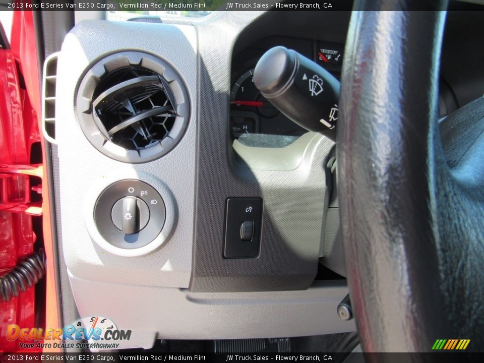 2013 Ford E Series Van E250 Cargo Vermillion Red / Medium Flint Photo #33
