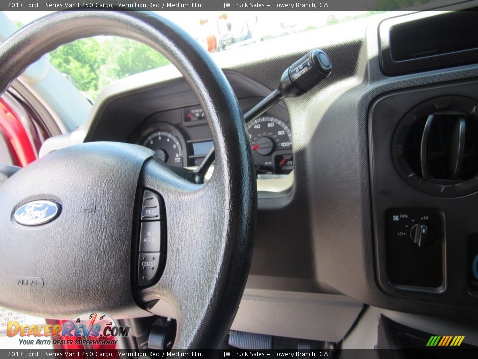 2013 Ford E Series Van E250 Cargo Vermillion Red / Medium Flint Photo #34
