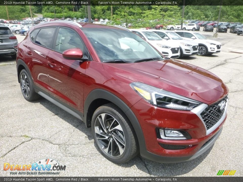 2019 Hyundai Tucson Sport AWD Gemstone Red / Black Photo #3