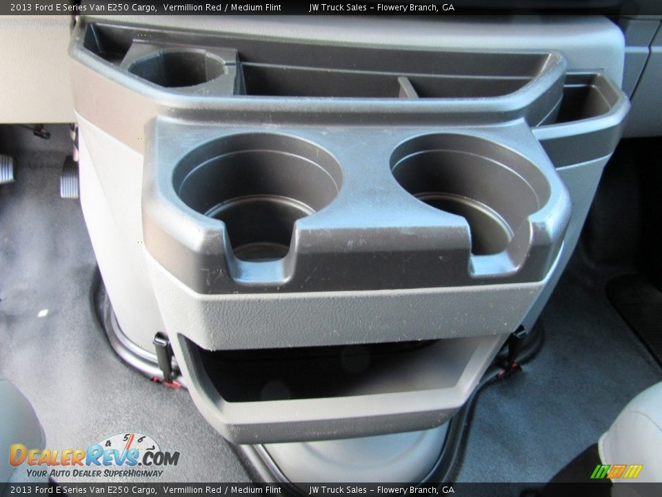2013 Ford E Series Van E250 Cargo Vermillion Red / Medium Flint Photo #36