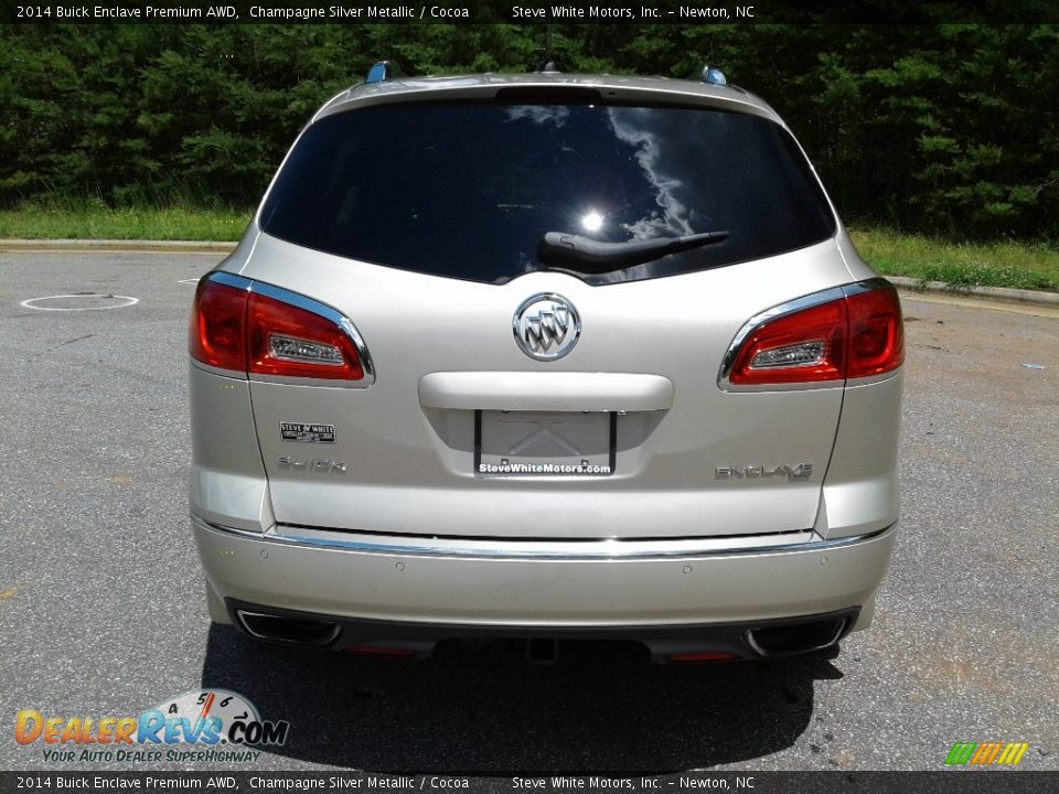 2014 Buick Enclave Premium AWD Champagne Silver Metallic / Cocoa Photo #7