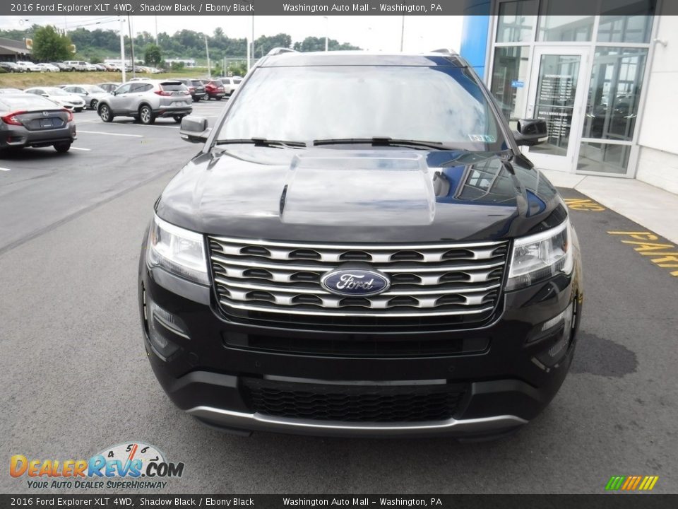 2016 Ford Explorer XLT 4WD Shadow Black / Ebony Black Photo #3