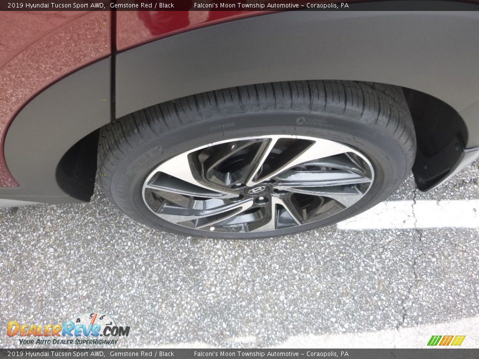 2019 Hyundai Tucson Sport AWD Gemstone Red / Black Photo #7
