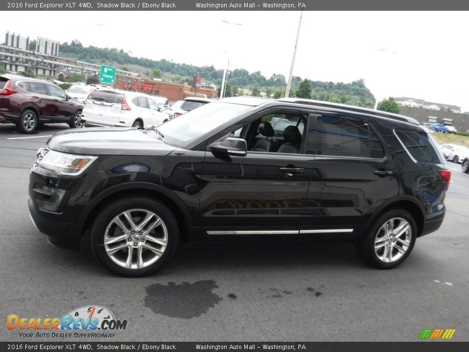 2016 Ford Explorer XLT 4WD Shadow Black / Ebony Black Photo #5