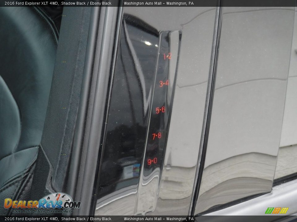 2016 Ford Explorer XLT 4WD Shadow Black / Ebony Black Photo #6