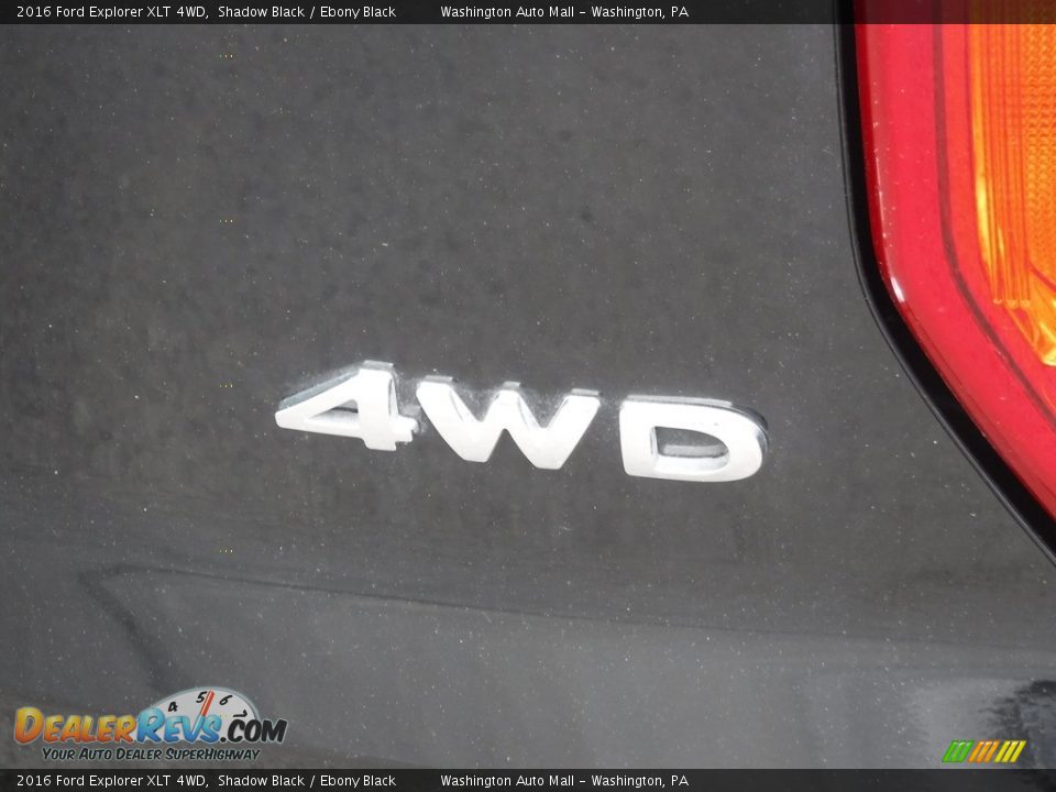 2016 Ford Explorer XLT 4WD Shadow Black / Ebony Black Photo #10
