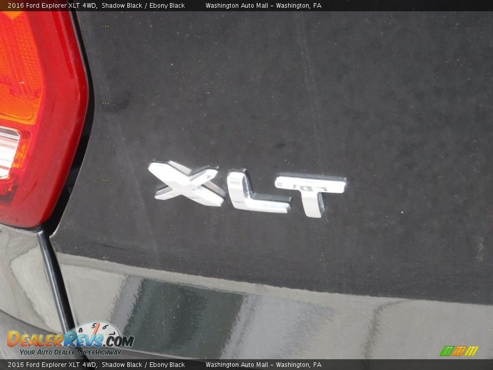 2016 Ford Explorer XLT 4WD Shadow Black / Ebony Black Photo #11