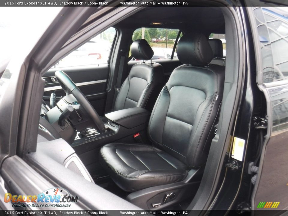 2016 Ford Explorer XLT 4WD Shadow Black / Ebony Black Photo #14