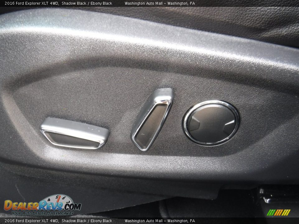 2016 Ford Explorer XLT 4WD Shadow Black / Ebony Black Photo #15