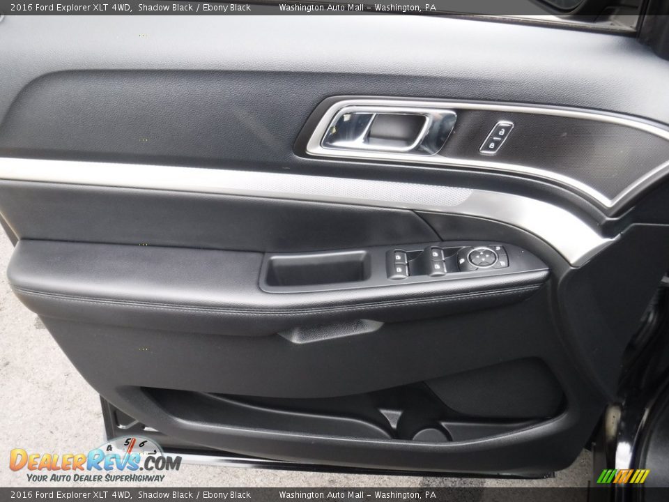 2016 Ford Explorer XLT 4WD Shadow Black / Ebony Black Photo #16