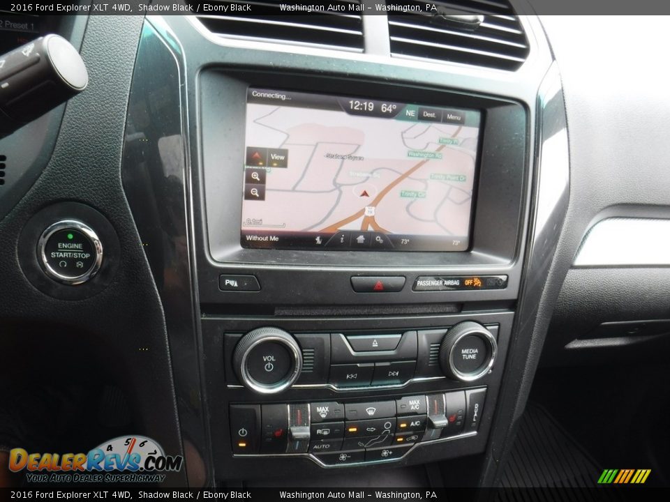 2016 Ford Explorer XLT 4WD Shadow Black / Ebony Black Photo #19