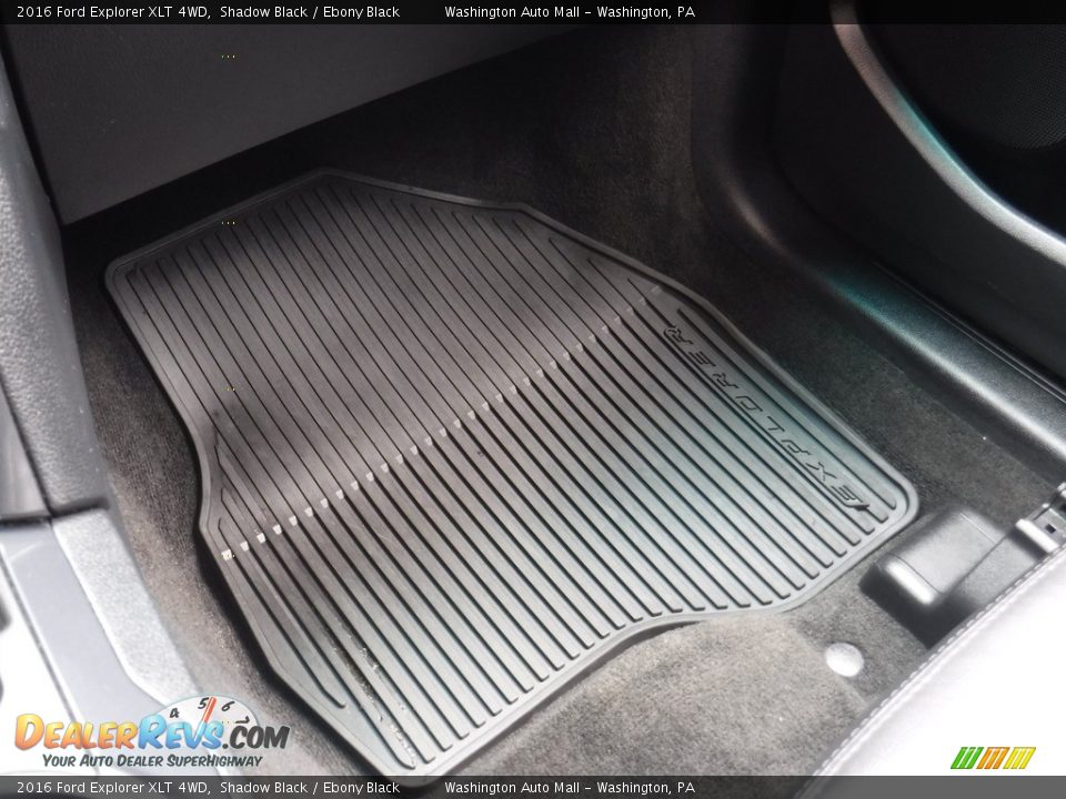 2016 Ford Explorer XLT 4WD Shadow Black / Ebony Black Photo #22