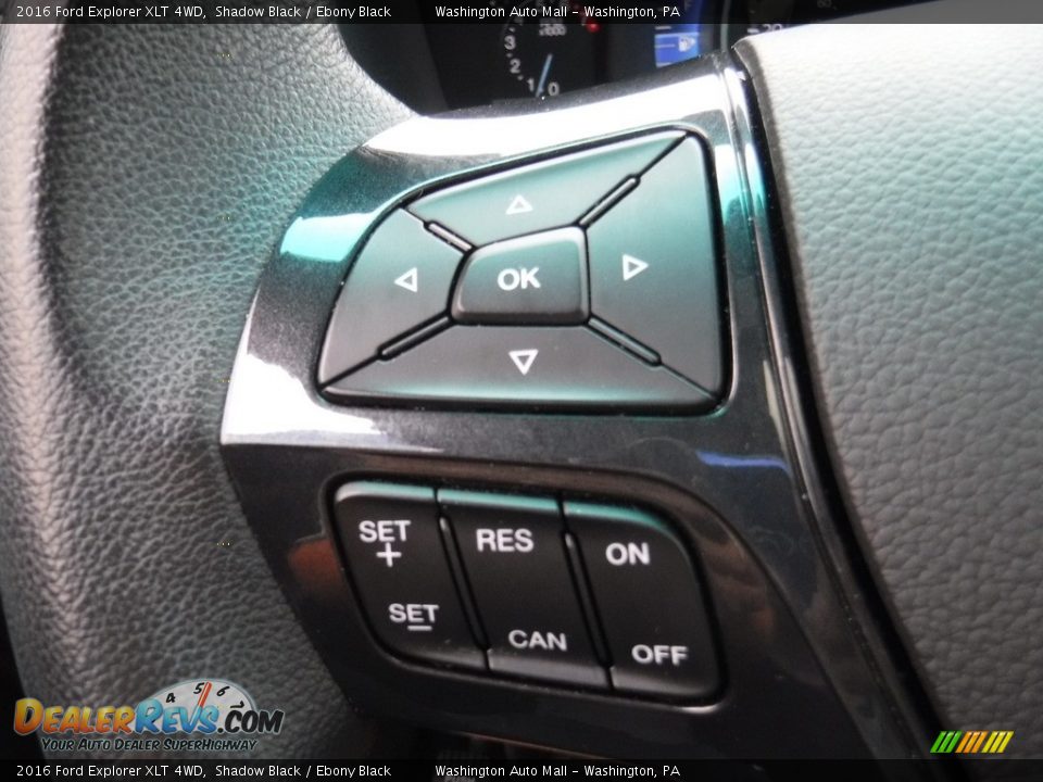 2016 Ford Explorer XLT 4WD Shadow Black / Ebony Black Photo #23