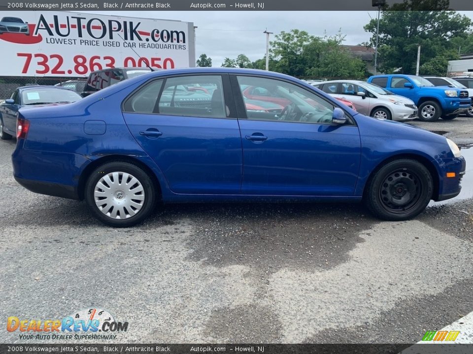 2008 Volkswagen Jetta S Sedan Black / Anthracite Black Photo #2