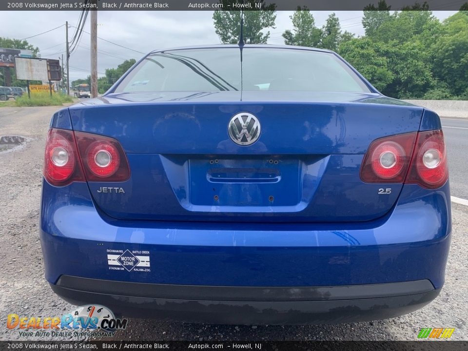 2008 Volkswagen Jetta S Sedan Black / Anthracite Black Photo #4