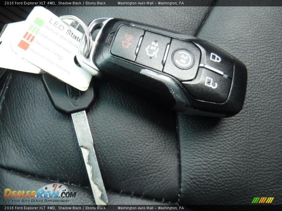 2016 Ford Explorer XLT 4WD Shadow Black / Ebony Black Photo #29