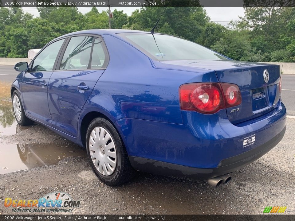 2008 Volkswagen Jetta S Sedan Black / Anthracite Black Photo #5