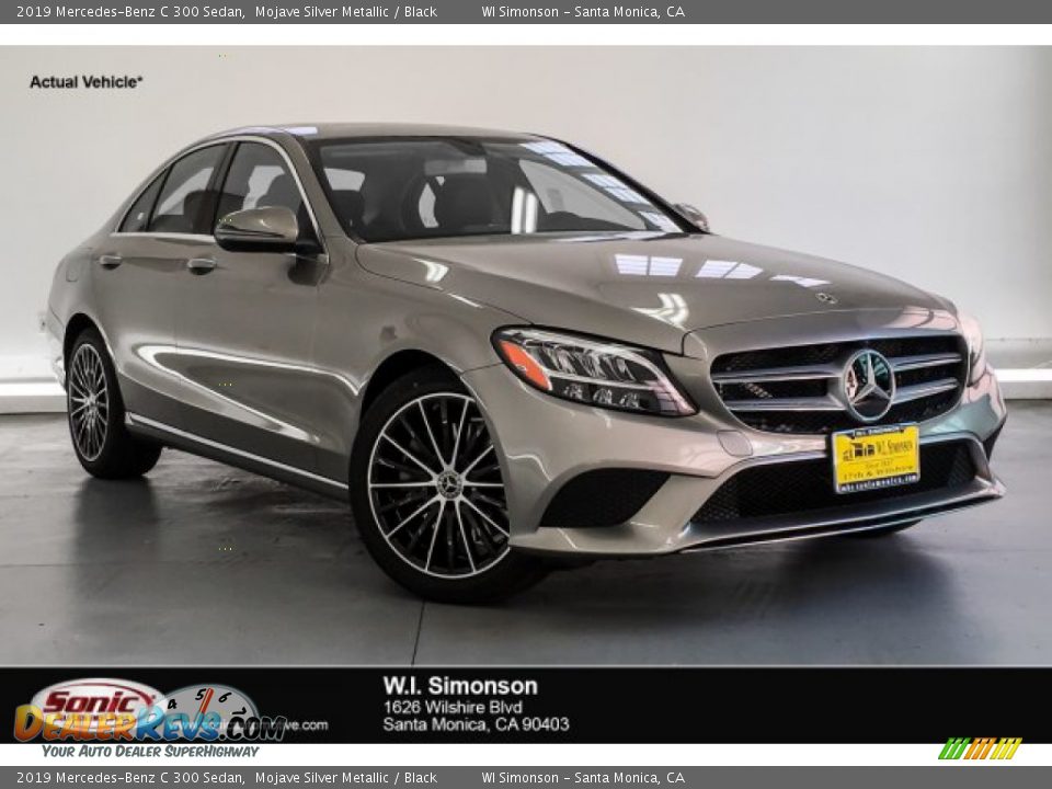 2019 Mercedes-Benz C 300 Sedan Mojave Silver Metallic / Black Photo #1