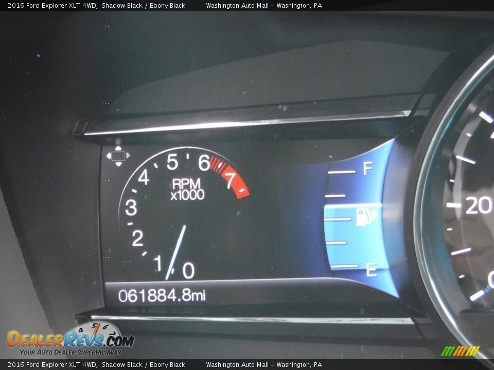 2016 Ford Explorer XLT 4WD Shadow Black / Ebony Black Photo #32