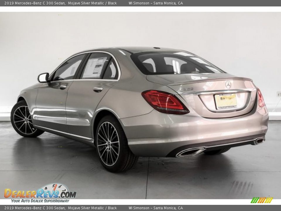 2019 Mercedes-Benz C 300 Sedan Mojave Silver Metallic / Black Photo #2