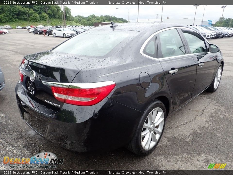 2013 Buick Verano FWD Carbon Black Metallic / Medium Titanium Photo #4