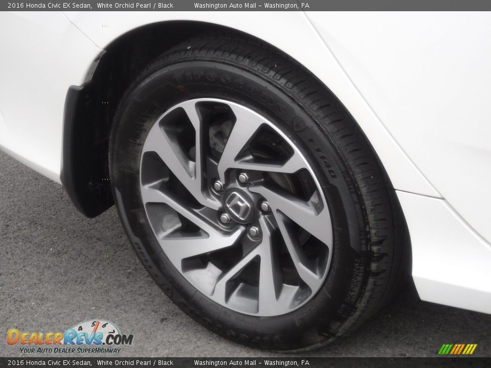 2016 Honda Civic EX Sedan White Orchid Pearl / Black Photo #3