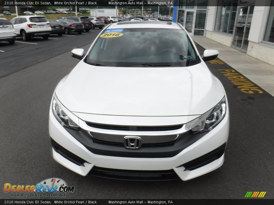 2016 Honda Civic EX Sedan White Orchid Pearl / Black Photo #5