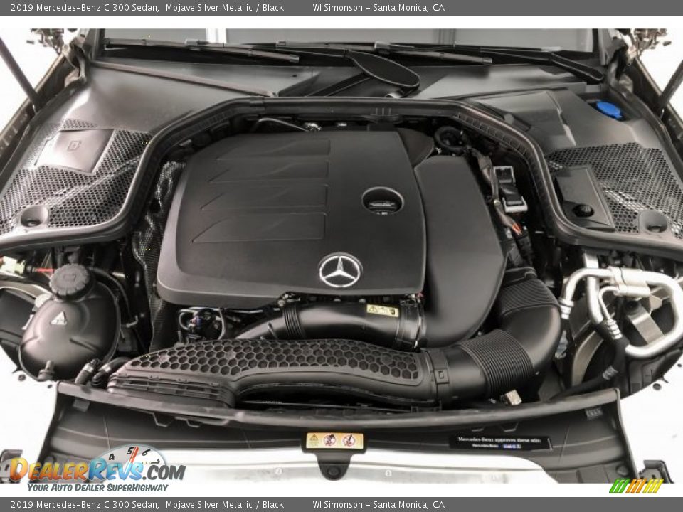 2019 Mercedes-Benz C 300 Sedan Mojave Silver Metallic / Black Photo #8
