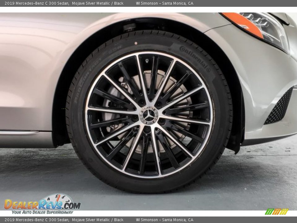 2019 Mercedes-Benz C 300 Sedan Mojave Silver Metallic / Black Photo #9