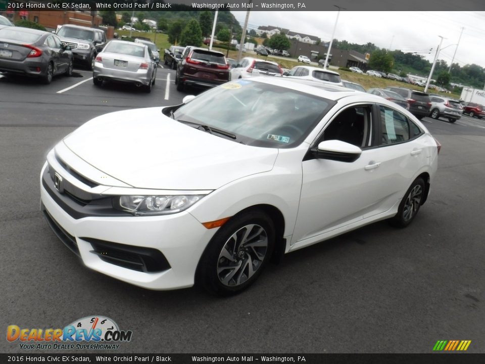 2016 Honda Civic EX Sedan White Orchid Pearl / Black Photo #6