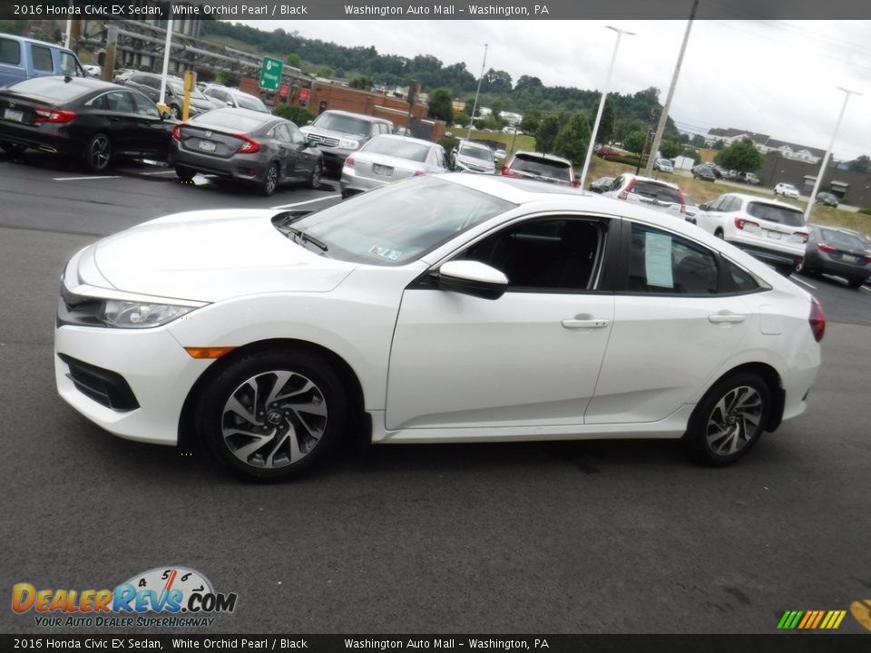 2016 Honda Civic EX Sedan White Orchid Pearl / Black Photo #7