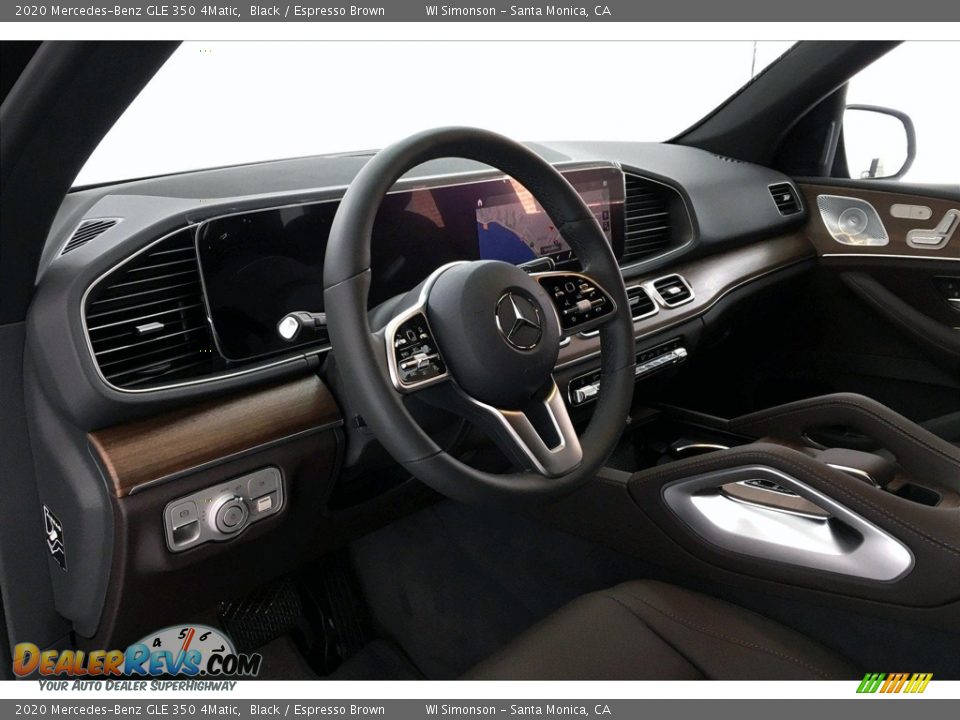 2020 Mercedes-Benz GLE 350 4Matic Black / Espresso Brown Photo #4