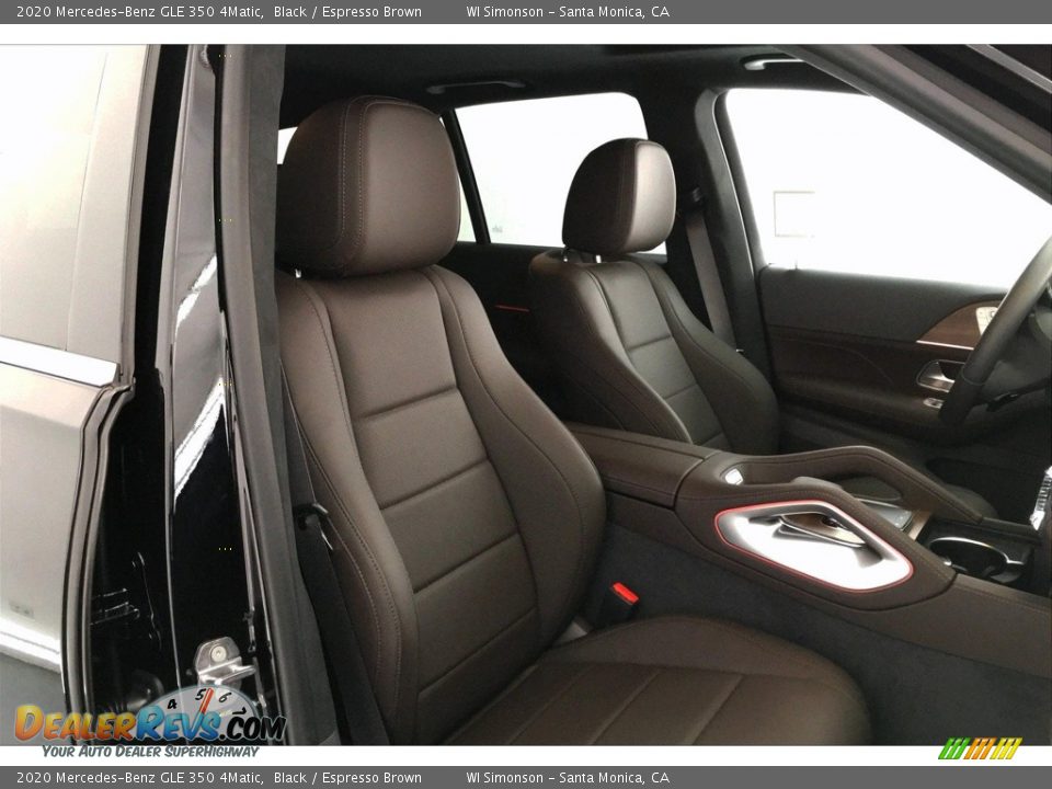 2020 Mercedes-Benz GLE 350 4Matic Black / Espresso Brown Photo #5