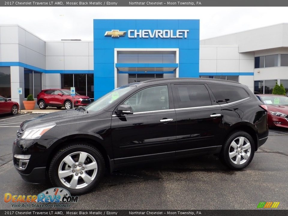 2017 Chevrolet Traverse LT AWD Mosaic Black Metallic / Ebony Photo #1