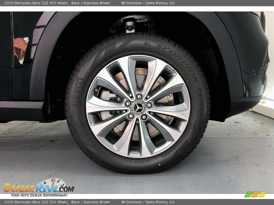 2020 Mercedes-Benz GLE 350 4Matic Black / Espresso Brown Photo #9